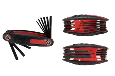MAXIMAL ALLEN WRENCHES & TORX SETS LARGE GRIP FOLD UP U.S. 5/64" > 1/4