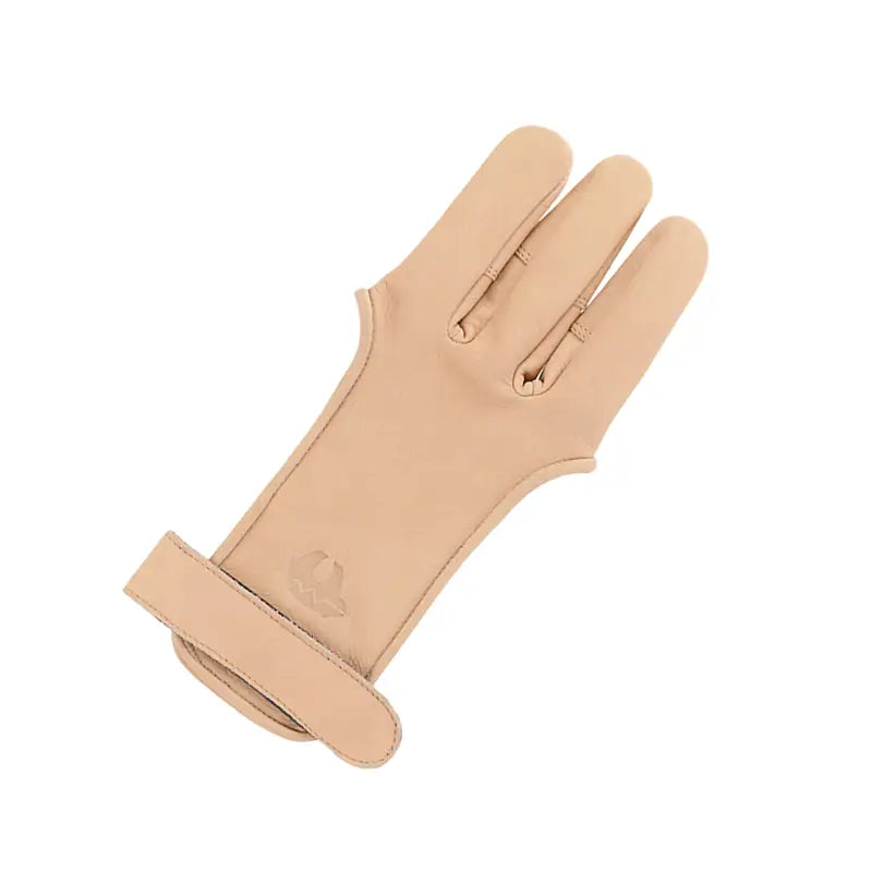 SHOOTING GLOVE NATURE FULL PALM WITH LEATHER FINGERTIPS