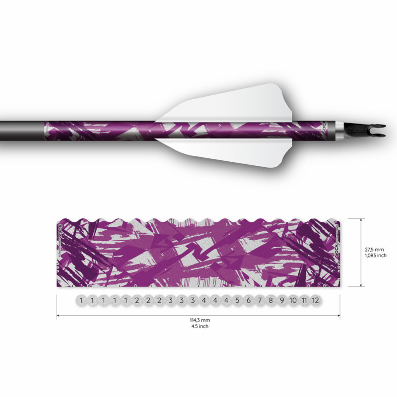 Socx Wrap 8.0mm Max Surge Metallic