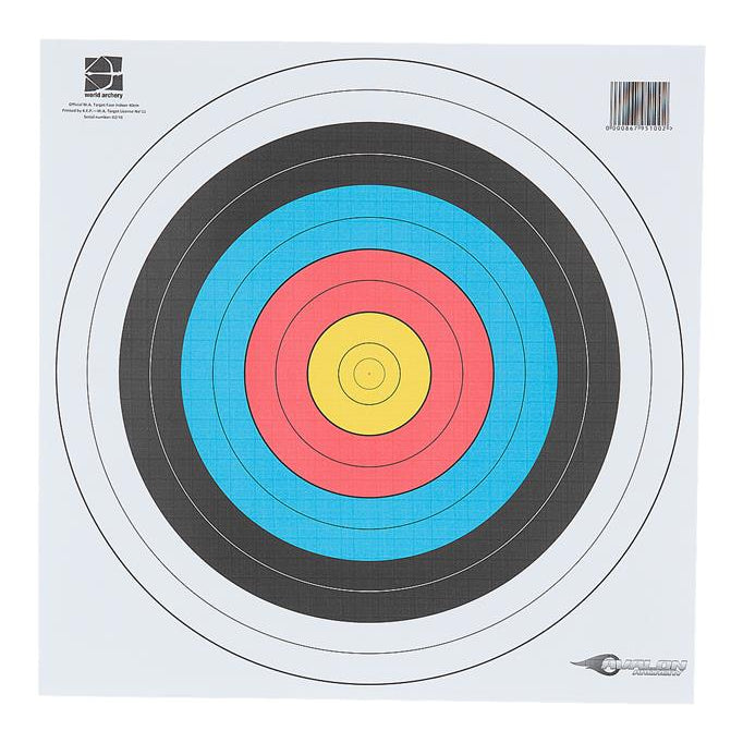 Avalon Target Auflagen Standard Center 10-Ringe 40, 60, 80, 122cm
