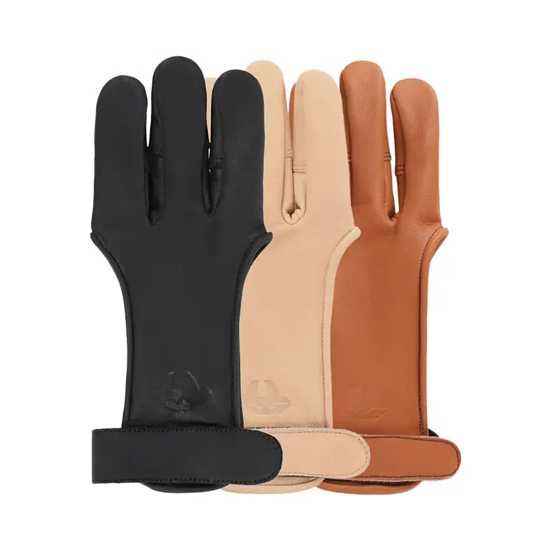 SHOOTING GLOVE NATURE FULL PALM WITH LEATHER FINGERTIPS